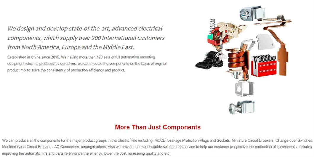 MCB Magnetic Tripping Mechanism Component (XMC65M-11) Circuit Breaker Assembly