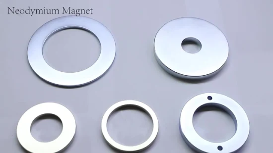 Customimzed Ring Compression Molding Neodymium Bonded NdFeB Magnets