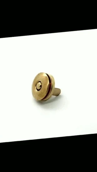 14mm Thickened One Side Solid Color Small Magnetic Button for Handbag